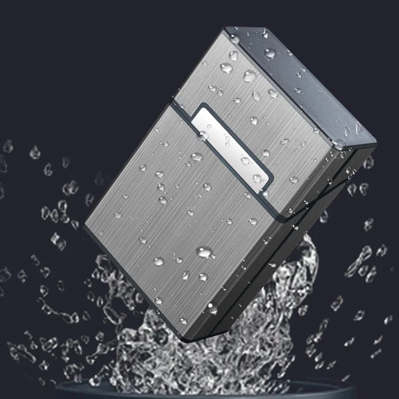 Smoking & Vaping Accessories - Estuche para cigarrillos de aluminio delgado