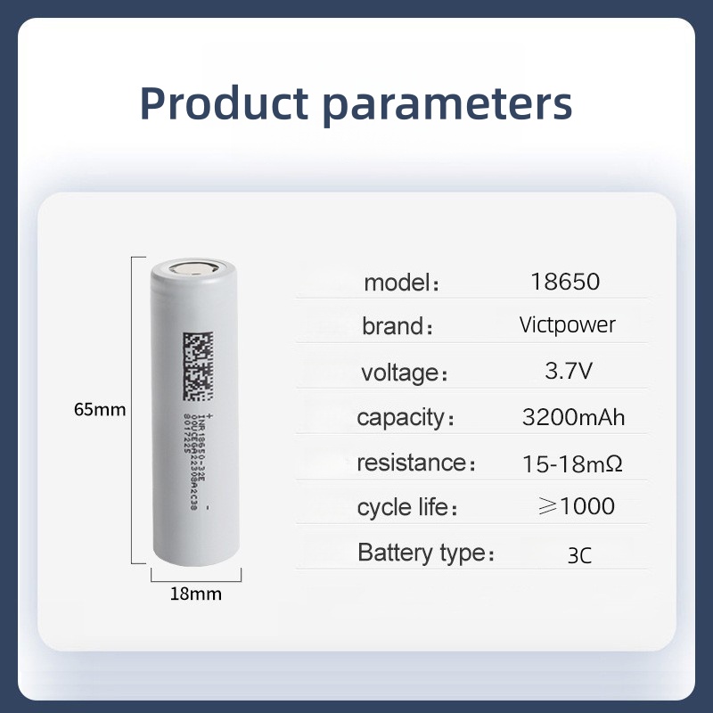 Vape Battery 18650 - Victpower Paquete de 10 baterías de