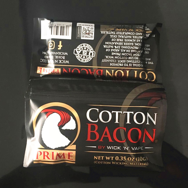 Coil Building Kit - 10 unids/pack 2,0 algodón orgánico tocino