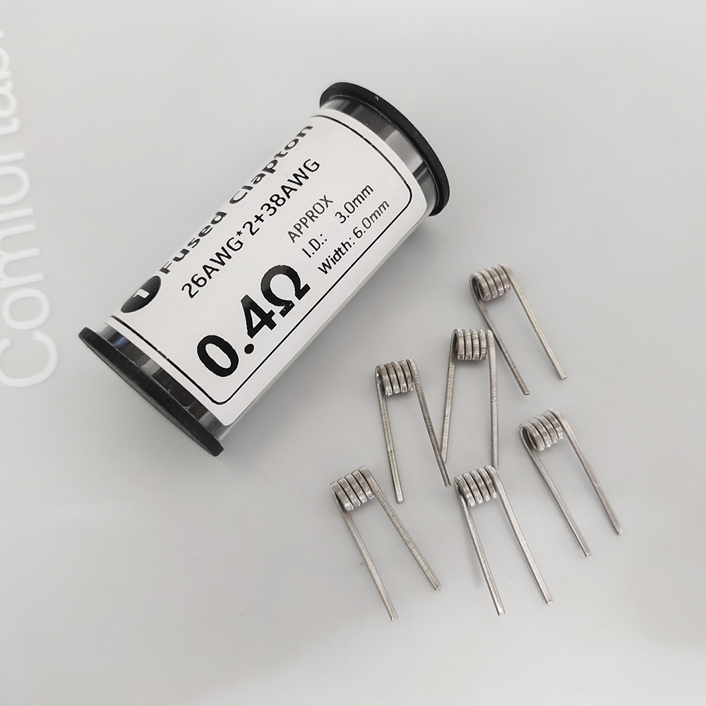 Coil Building Kit - 6 piezas de resistencias Ni80 26x2+38AWG