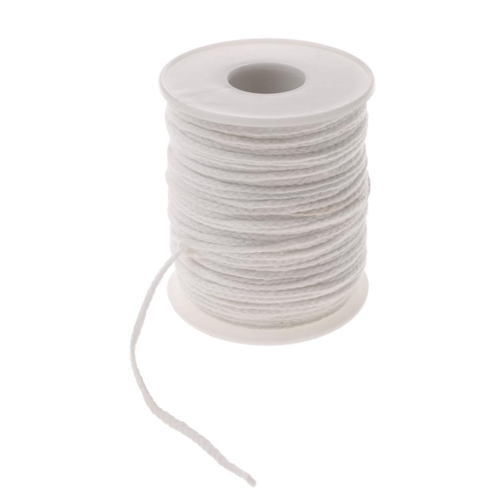 Cotton Wick Organic - Mechas de algodón orgánico gruesas para