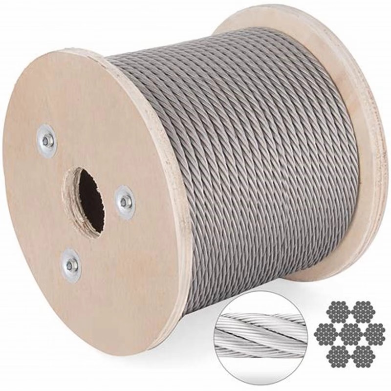 Stainless Wire Ss316 - Cuerda de alambre 7X19 diámetro 3,18mm