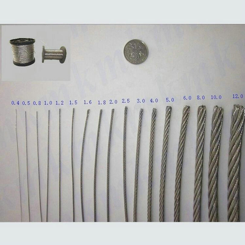 HQ-cable de alambre de acero i - Stainless Wire Ss316 reseña y precio
