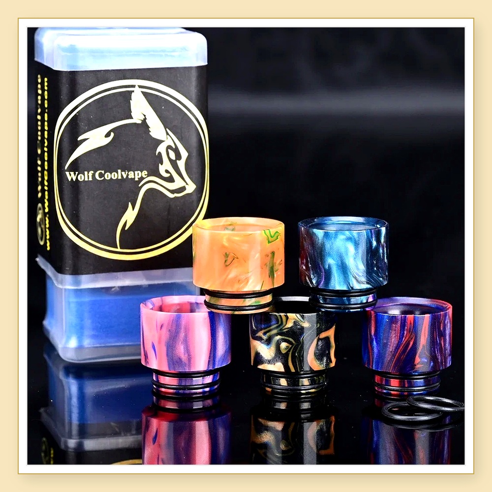 Wolfcoolvape 810 Drip Tips - J - Drip Tip Resin reseña y precio