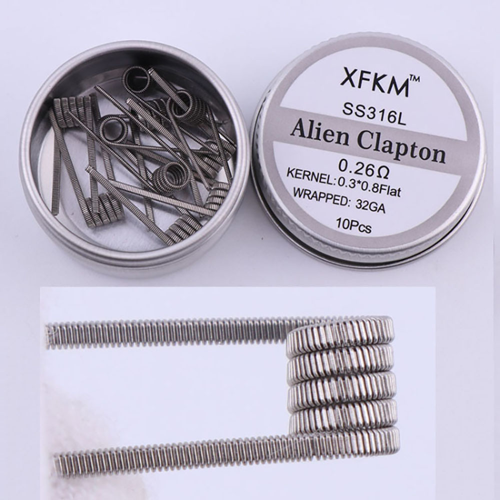 Bobina preconstruida Alien Cla - Clapton Wire Pre Built reseña y precio
