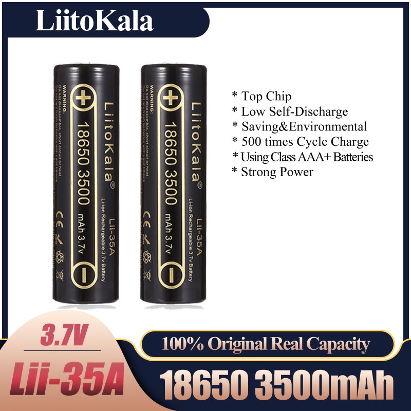 2-10 unidades de batería recar - Vape Battery 18650 reseña y precio