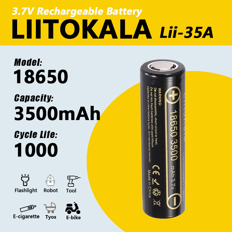 2-10 unidades de batería recar - Vape Battery 18650 reseña y precio