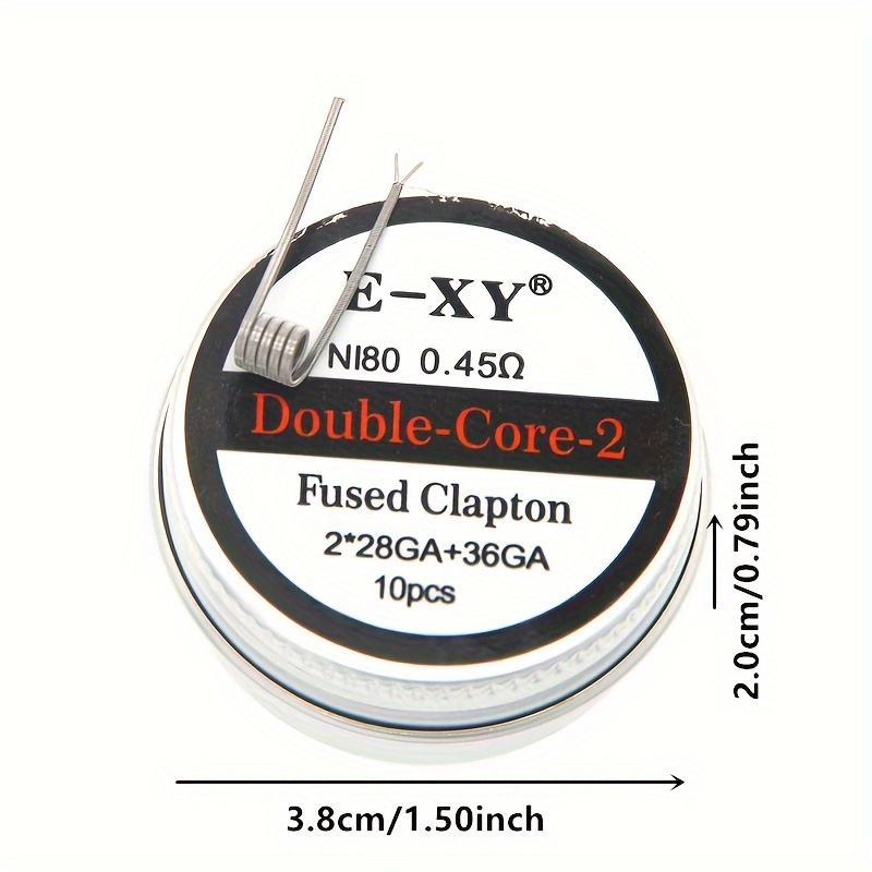 10 unids/caja, bobinas Clapton - Coil Building Kit reseña y precio