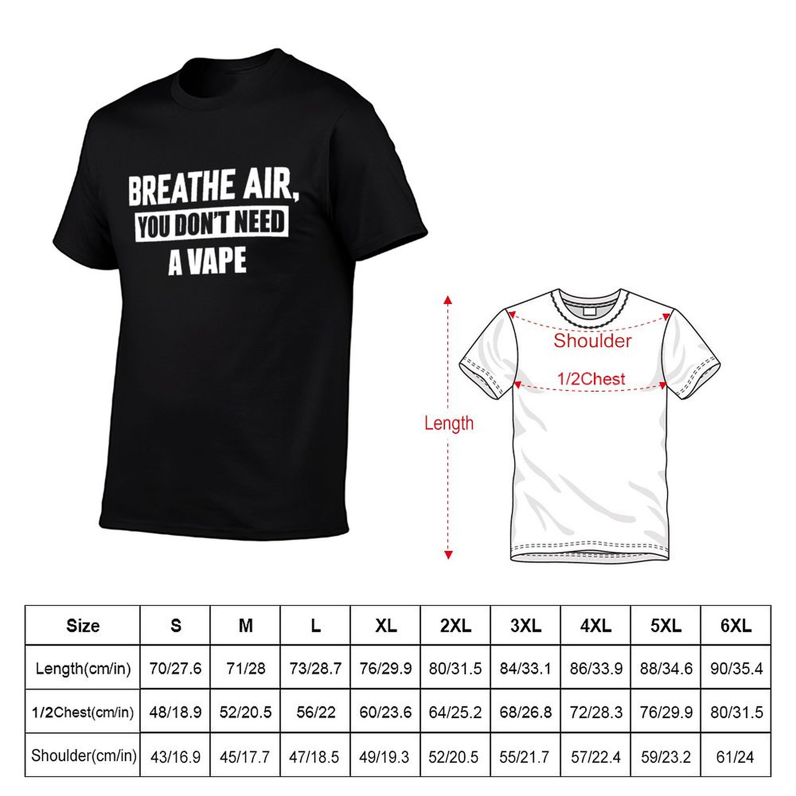 Camiseta Breathe Air, You Don' - Vaping Air reseña y precio