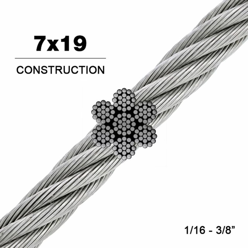 Cuerda de alambre 7X19 diámetr - Stainless Wire Ss316 reseña y precio