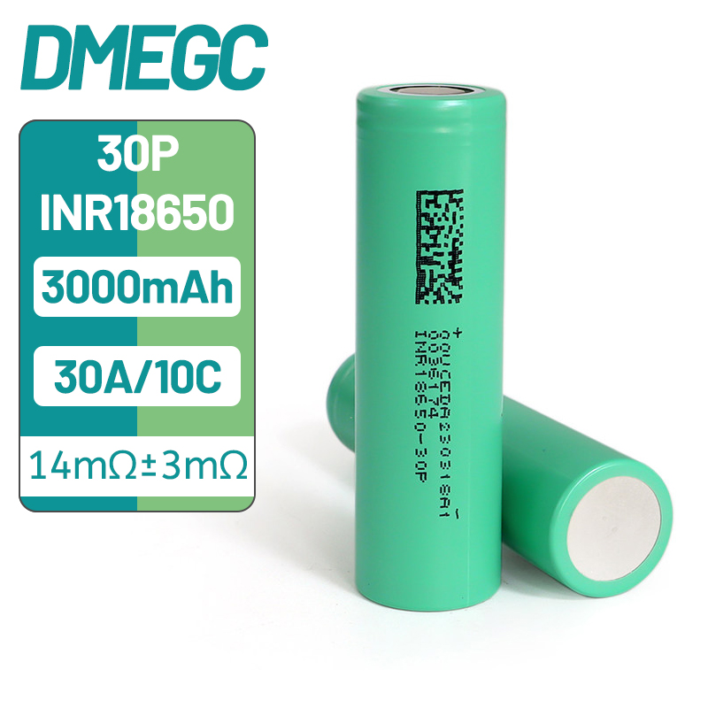 10PCS DMEGC 30P INR18650 3000m - Vape Battery 18650 reseña y precio