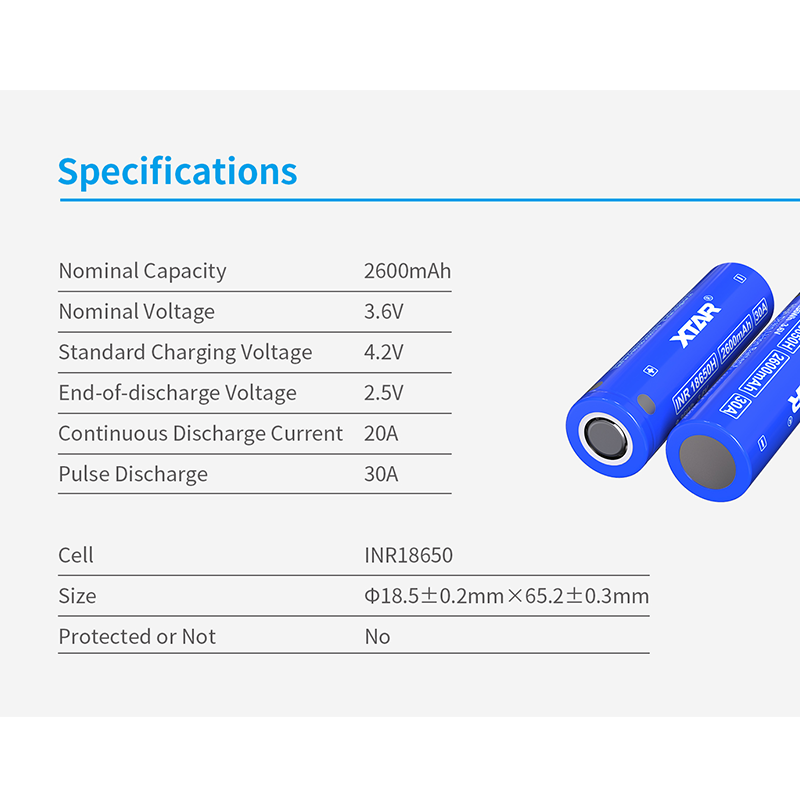 Batería Original XTAR 18650 de - Vape Battery 18650 reseña y precio