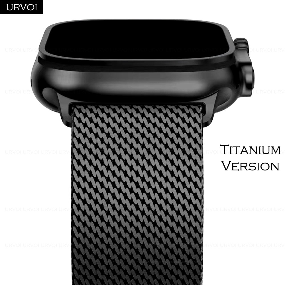 URVOI bucle milanés de titanio - Mesh Coil Strip reseña y precio