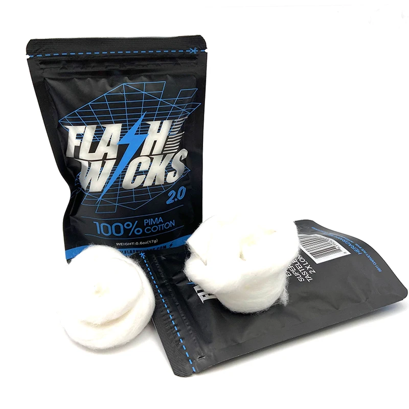 Vmiss Flash Wicks PIMA algodón - Cotton Wick Organic reseña y precio