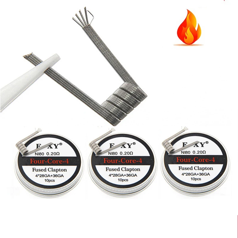 10 unids/caja Ni80 bobina pref - Coil Building Kit reseña y precio