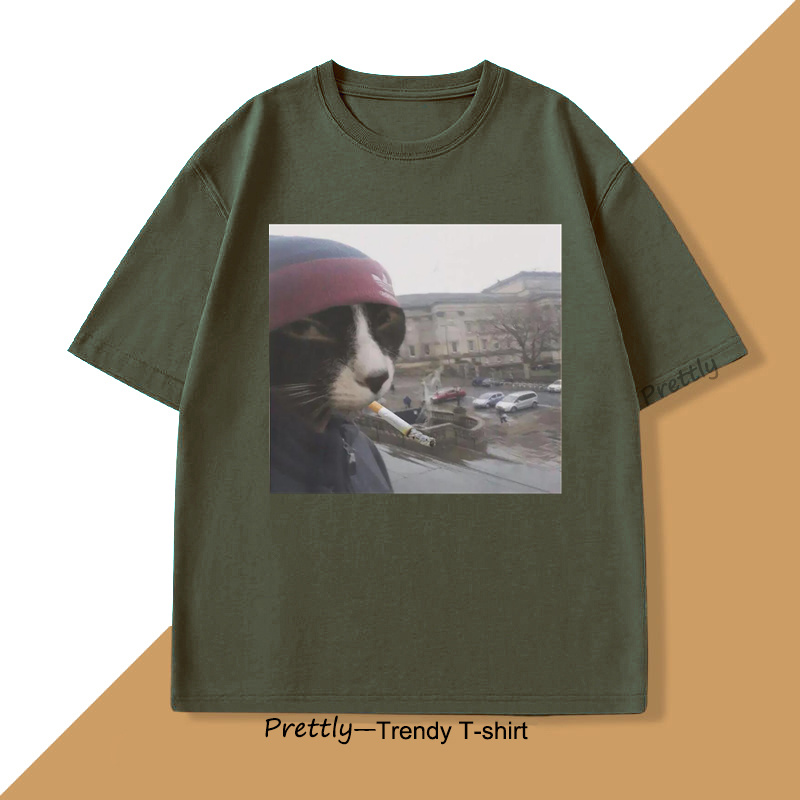 Camisetas divertidas de gato p - Smoking & Vaping Accessories reseña y precio