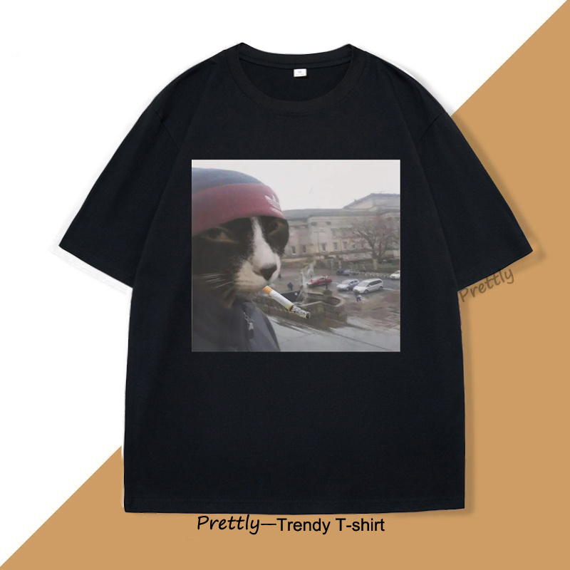 Camisetas divertidas de gato p - Smoking & Vaping Accessories reseña y precio